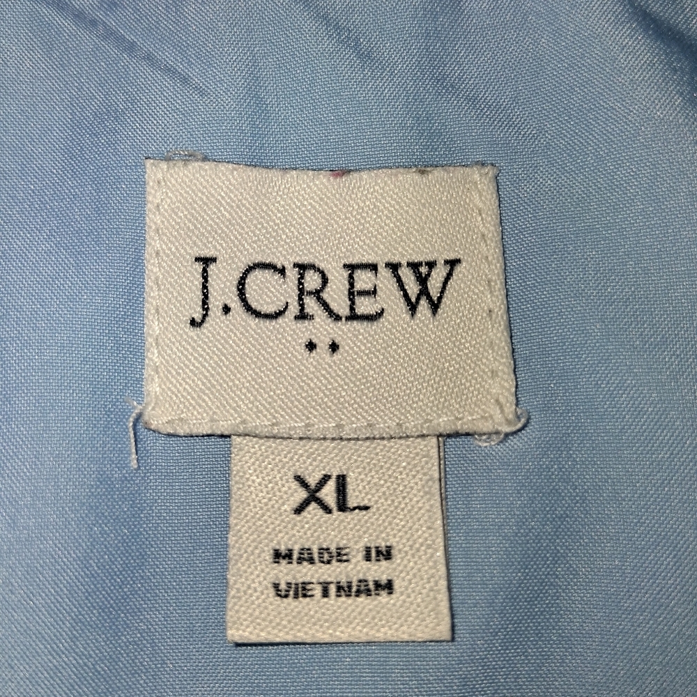 J. Crew Mountain Puffer Vest Sz XL Sky Blue Apparel - Picture 2 of 14